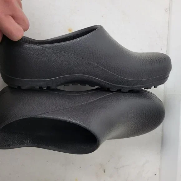 Birkenstock Size 41 Profi-Birki Polyurethane Black Vegan Clogs Black Unisex - Picture 7 of 12